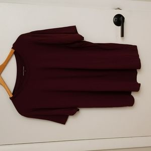 Universal Standard Purple Crew Neck Tee Size M